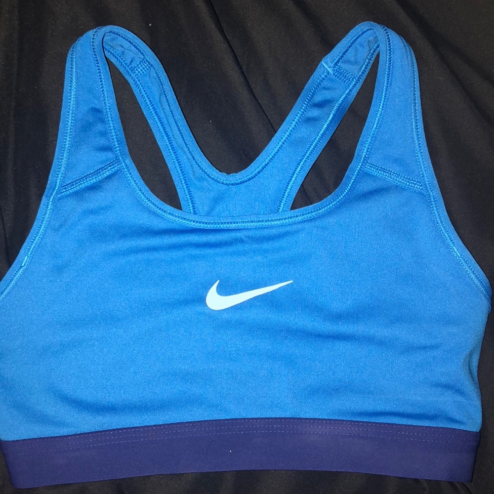 Blue Nike Sports Bra